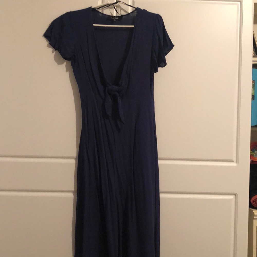 Lulus navy blue jump suit - Picture 5 of 6